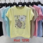 Bluzki Damskie Tureckie_ Size uni_ paczka 12szt_mix kolor 1771045