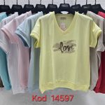 Bluzki Damskie Tureckie_ Size uni_ paczka 12szt_mix kolor 1771049