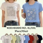 Bluzki Damskie _ size m-2xl_ paczka 10szt mix kolor 1771064