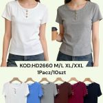 Bluzki Damskie _ size m-2xl_ paczka 10szt mix kolor 1771066