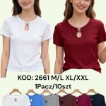 Bluzki Damskie _ size m-2xl_ paczka 10szt mix kolor 1771069
