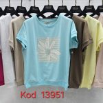 Bluzki Damskie Tureckie_ Size uni_ paczka 12szt_mix kolor 1771070