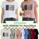 Bluzki Damskie _ size uni_ paczka 10szt mix kolor 1771075