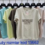 Bluzki Damskie Tureckie_ Size uni_ paczka 12szt_mix kolor 1771077