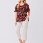 Bluzki Damskie Polskie_ size 48-54_ paczka 4szt 1 kolor 3553225