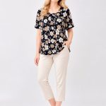 Bluzki Damskie Polskie_ size 48-54_ paczka 4szt 1 kolor 3553226