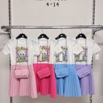 Sukienki DZIECIĘCA size 4-14 lat _ paczka 6szt _1 kolor 2444115