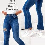 Jeansy Damskie M’sara_ size XS-xl _paczka 10szt_ 9990001