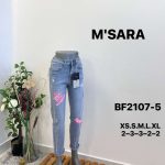 Jeansy Damskie M’sara_ size XS-xl _paczka 12szt_ 9990008