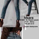 Jeansy Damskie M’sara_ size XS-xl _paczka 10szt_ 9990022