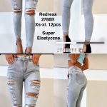 Jeansy Damskie_ size XS-XL _paczka 12szt_ 9990038