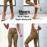 Jeansy Damskie M’sara_ size XS-XL _paczka 10szt_ 9990083