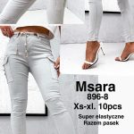 Jeansy Damskie M’sara_ size XS-XL _paczka 10szt_ 9990088