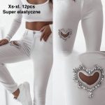 Jeansy Damskie M’sara_ size XS-XL _paczka 12szt_ 9990105