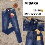 Jeansy Damskie M’sara_ size 29-38 _paczka 10szt_ 9990111