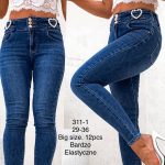 Jeansy Damskie_ size 29-36 _paczka 12szt_ 9990128