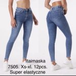 Jeansy Damskie_ size XS-XL _paczka 12szt_ 9990131