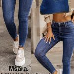 Jeansy Damskie M’sara_ size 26-31 _paczka 10szt_ 9990145