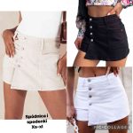 Spódnice z spodenki jeansowe damskie (XS-XL_ 10) 7784494
