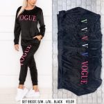 Komplety welurowe Damskie _ size S-XL _paczka 12szt_1 kolor 1226287