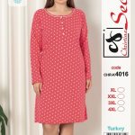 Koszule nocne DAMSKA TURECKA_size xl-4xl_paczka 12szt_mixkolor 1226965