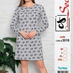 Koszule nocne DAMSKA TURECKA_size m-2xl_paczka 12szt_mixkolor 1226966