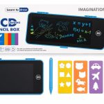 PIÓRNIK Z TABLICĄ LCD 7_5″ DLA DZIECI SZKOLNY AKCESORIA ETUI TABLET PUDEŁKO 1227319