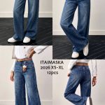 Jeansy Damskie _ Size XS-XL_ paczka 12szt_ 1229328