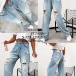 Jeansy Damskie _ Size S-2XL_ paczka 12szt_ 1229330