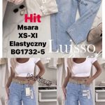Jeansy Damskie M’sara_ Size XS-XL_ paczka 10szt_ 1229347