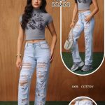 Jeansy Damskie M’sara_ Size S-2XL_ paczka 10szt_ 1229348