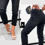 Jeansy Damskie  _ Size 25-30_ paczka 12szt_[bez pasek] 1229499