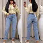 Jeansy Damskie  _ size 38-48 _paczka 12szt_ 1229699