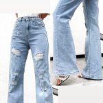 Jeansy Damskie  _ Size 38-48_ paczka 12szt_ 1229739