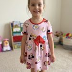 Sukienki DZIECIĘCA size 4-8 lat _ paczka 5szt _1 kolor