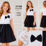 Sukienki DZIECIĘCA size 6-16 lat _ paczka 6szt _1 kolor