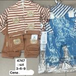 Komplety DZIECIĘCA size 3-9 m _ paczka 6szt _1 kolor
