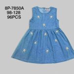 Sukienki DZIECIĘCA numer 98-128_ paczka 12szt _1 kolor 3323740