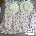 Sukienki DZIECIĘCA size 6-10 lat _ paczka 5szt _1 kolor 3323742