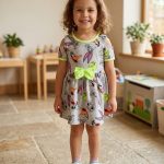 Sukienki DZIECIĘCA size 4-8 lat _ paczka 5szt _1 kolor 3323750