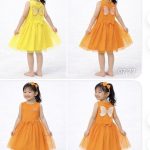 Sukienki DZIECIĘCA size 6-10 lat _ paczka 4szt _1 kolor 3323755