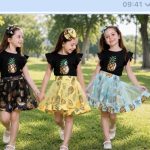 Sukienki DZIECIĘCA size 3-10 lat _ paczka 5szt _1 kolor 3323766