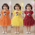 Sukienki DZIECIĘCA size 2-6 lat _ paczka 4szt _1 kolor 3323769