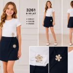 Sukienki DZIECIĘCA size 6-16 lat _ paczka 6szt _1 kolor 3323773