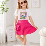 Sukienki DZIECIĘCA size 4-14 lat _ paczka 6szt _1 kolor 3323775