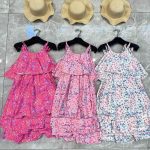 Sukienki DZIECIĘCA size 4-14 lat_ paczka 6szt _1 kolor 3323779