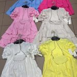 Sukienki DZIECIĘCA size 4-14 lat_ paczka 6szt _1 kolor 3323780