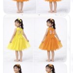 Sukienki DZIECIĘCA size 7-10 lat_ paczka 4szt _1 kolor 3323885