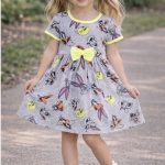 Sukienki DZIECIĘCA size 4-8 lat_ paczka 4szt _1 kolor 3323892