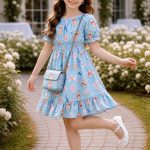 Sukienki DZIECIĘCA size 4-14 lat_ paczka 6szt _1 kolor 3323904